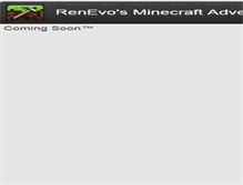 Tablet Screenshot of minecraft.renevo.com